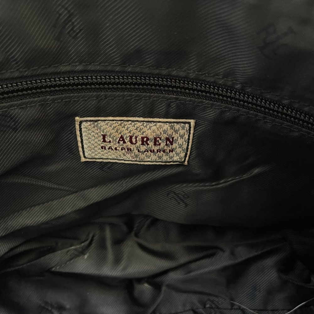 RALPH LAUREN hand bag Black textile fibers hand bag - Picture 8 of 16